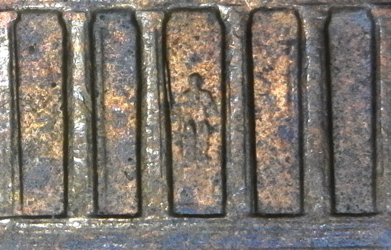 1999-P-Lincoln-Memorial-Cent-With-Nice-Column-Bar-DDR-To-The-Left